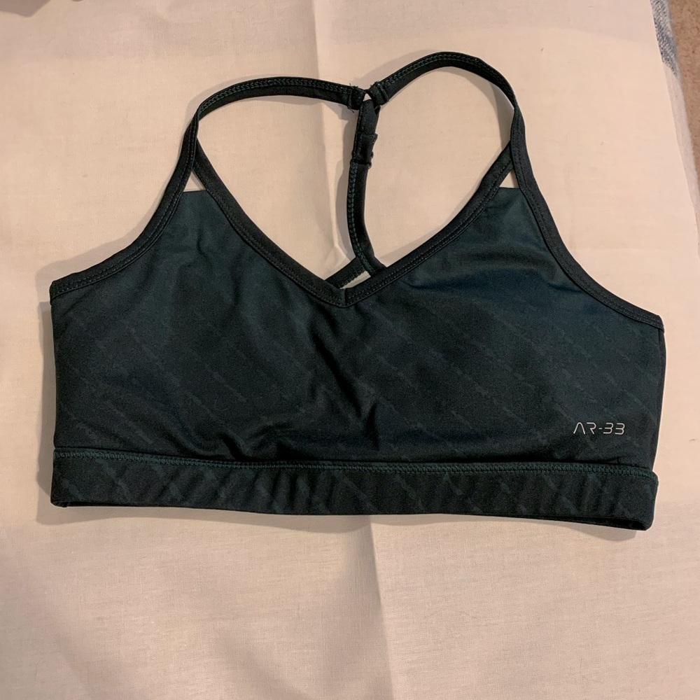 Dark green Sports Bra